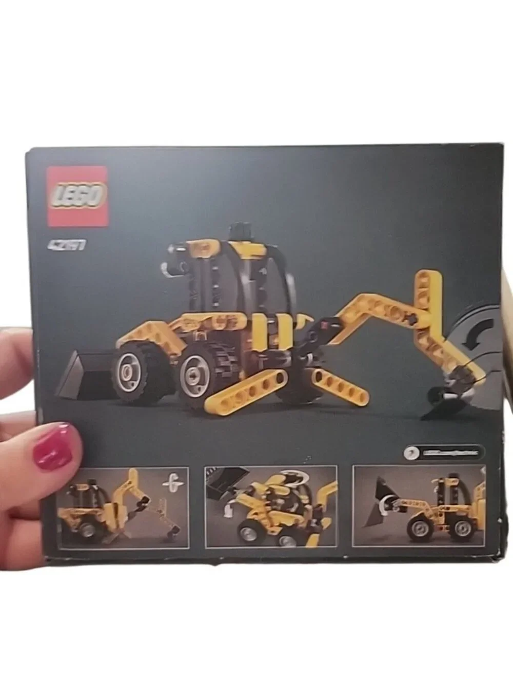 LEGO Technic Backhoe Loader Construction Toy - Building Toy Set 42197